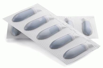 Os supositorios con medicamentos son moi eficaces no tratamento da prostatite