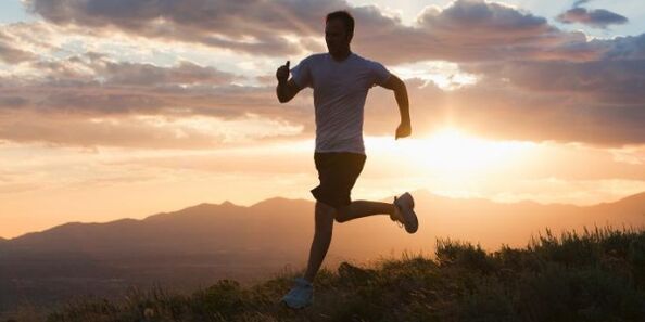 Correr e estilo de vida activo para previr a prostatite
